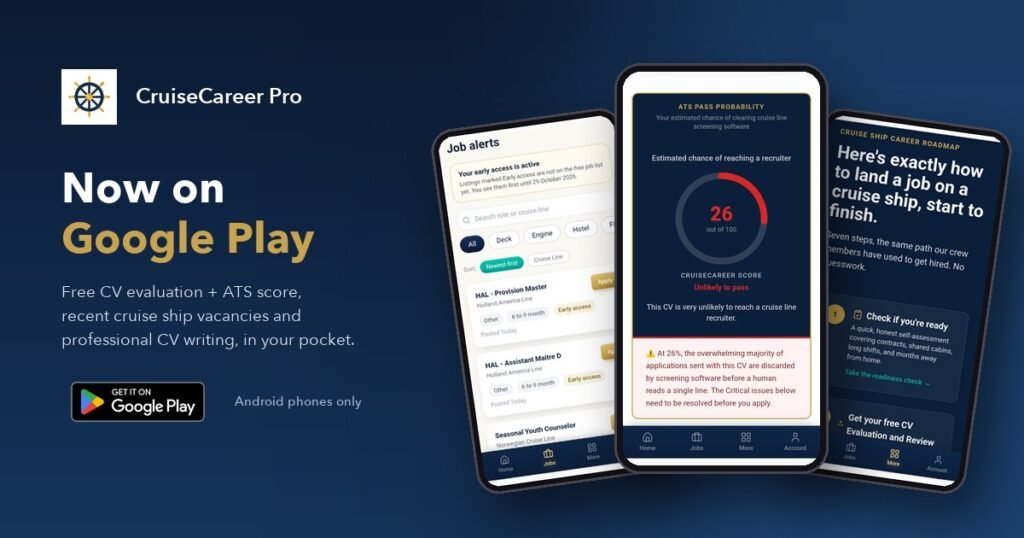 Cruise career app: CruiseCareer Pro on Google Play